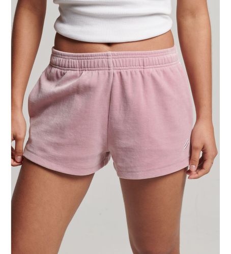 W7110360A Short en velours avec logo S (S), Casuel, Coton - Superdry - Modalova