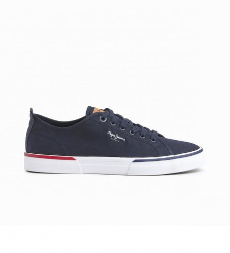 PMS30811 Basic Sneakers Kenton Smart (45), Tissu, Plat, Lacets, Casuel, Marine - Pepe Jeans - Modalova