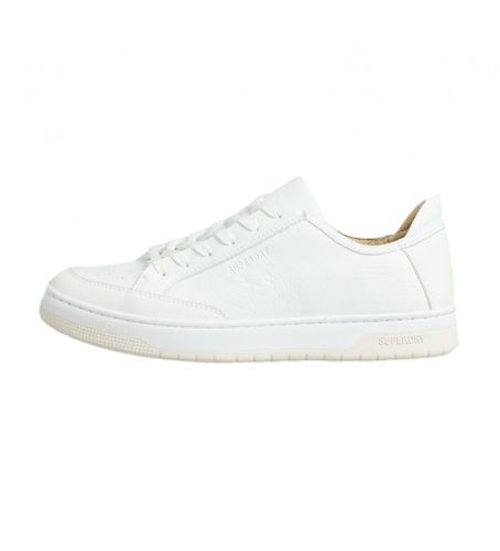 WF110239A Vegan Low Top Basketball Shoes Vintage (40), Blanc, Plat, Lacets, Casuel, Durable - Superdry - Modalova