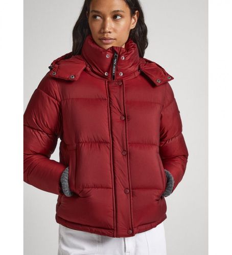 PL402273 Veste Morgan marron (L), Rouge, Casuel, Grenat, Polyester, Manche longue - Pepe Jeans - Modalova