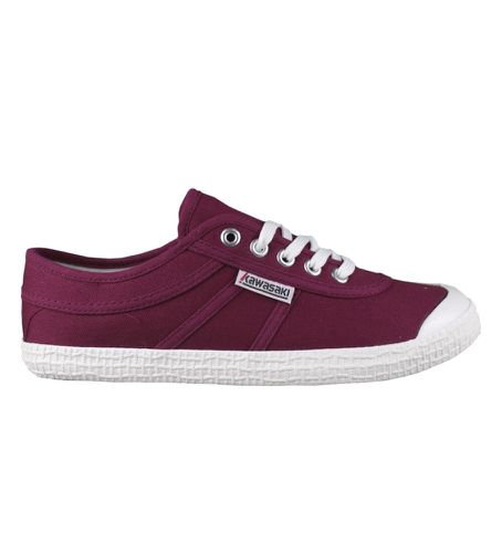 Unisex. K192495 Baskets originales marron (36), Tissu, Plat, Lacets, Casuel, Grenat - Kawasaki - Modalova