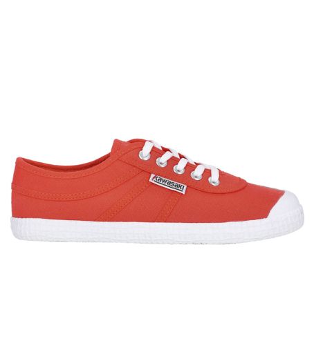 K192495 Original Sneakers tomate (36), Tissu, Plat, Lacets, Casuel - Kawasaki - Modalova