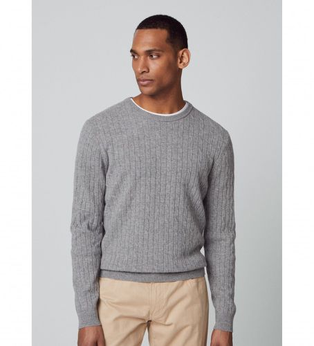 HM703026 Pull ras du cou en laine d'agneau (XXL), Casuel, Classique - Hackett London - Modalova