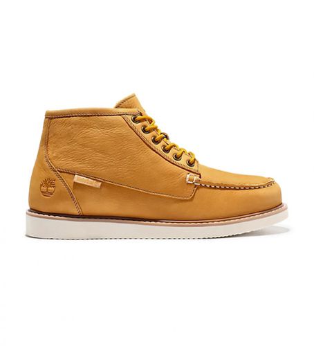 TB0A2BTH2311 Bottes en cuir Newmarket II Boat Chukka mustard (45), Plat, Lacets, Casuel, Moutarde - Timberland - Modalova