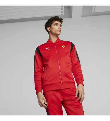 Veste de sport MT7 de la Scuderia Ferrari Race (M), Casuel, Multisport, Polister recyclé - Puma - Modalova