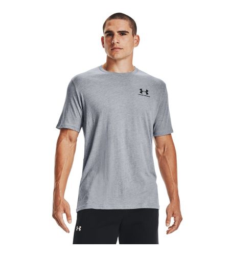 UA Sportstyle Short Sleeve T-Shirt Light (L), Casuel, Gris, Coton, Manche courte - Under Armour - Modalova