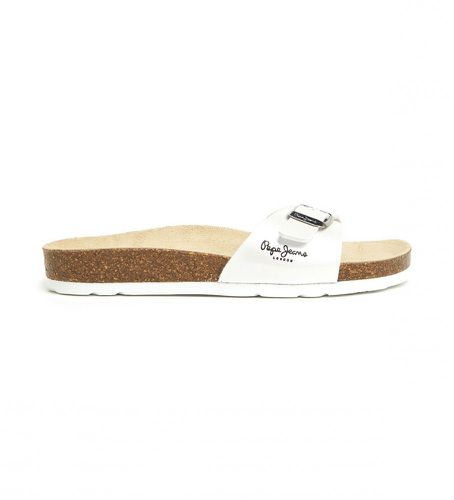 PLS90615 Sandales anatomiques Oban Pearly (36), Blanc, Plat, Aucun, Casuel - Pepe Jeans - Modalova