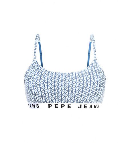 PLU10979 Soutien-gorge imprimé logo all over (L), Homewear, Polyester - Pepe Jeans - Modalova