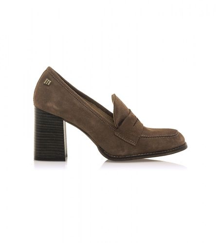 Chaussures en cuir marron -Hauteur du talon 7cm (38), 5 à 8 cm, Aucun, Casuel, Fête - MTNG - Modalova