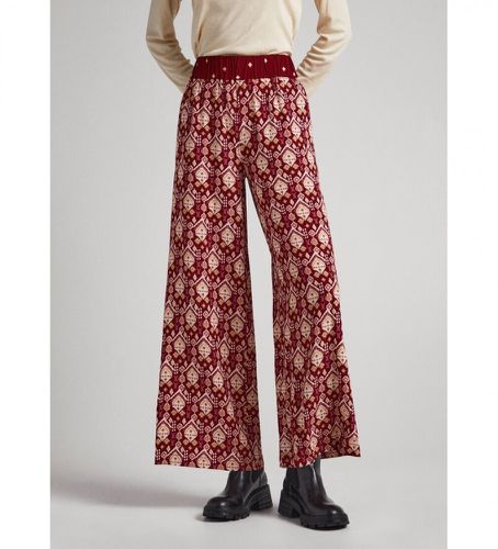 PL211647 Galya Pantalon de pyjama marron (S), Homewear, Grenat, Viscose, Durable - Pepe Jeans - Modalova