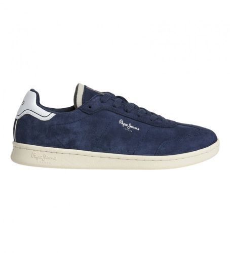 PMS31011 Baskets en cuir Player Bevis M (42), Plat, Lacets, Casuel, Marine - Pepe Jeans - Modalova