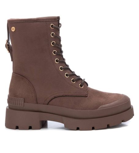 Bottines en daim (37), Marron, 1 à 3 cm, Fermeture éclair, Casuel - Xti - Modalova