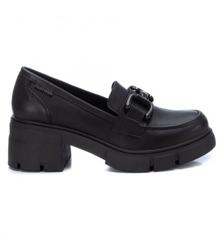 NEGRO Mocassins avec boucle noire -Hauteur du talon 6cm (37), 5 à 8 cm, Aucun, Casuel, Imitation cuir, Classiqu - Refresh - Modalova