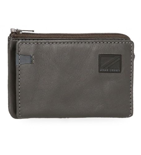 Unisex. 7870234 Portefeuille en cuir - Porte-cartes Marshal (OSFA), Casuel, Gris - Pepe Jeans - Modalova