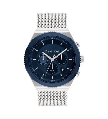 Montre analogique Fearless (OSFA), Casuel, Bracelet, Acier inoxidable - Calvin Klein - Modalova