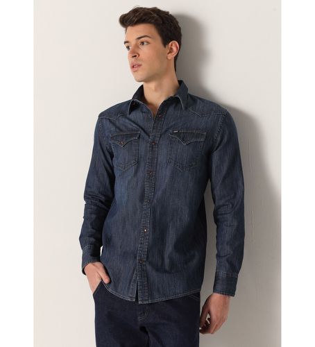 Chemise à manches longues en denim (S), Casuel, Coton, Manche longue - Six Valves - Modalova