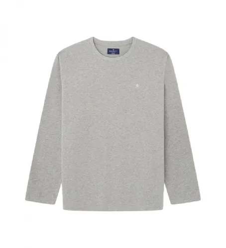 HMU20011 T-shirt classique (M), Homewear, Coton, Manche longue - Hackett London - Modalova