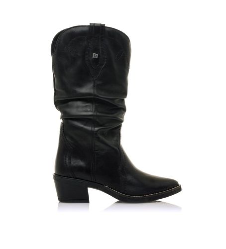 Bottes en cuir Teo - Hauteur du talon : 5 cm (36), 3 à 5 cm, Fermeture éclair, Casuel - Mustang - Modalova