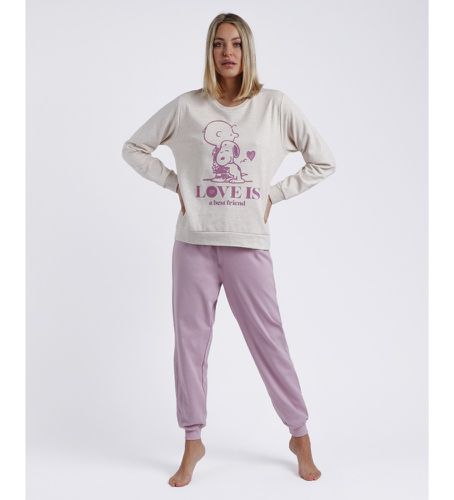 Love is a Best Friend Pyjama polaire à manches longues (XL), Homewear, Coton, Manche longue - Admas - Modalova