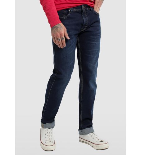 Jeans Slim 116616 (36), Casuel, Coton, Marine - Six Valves - Modalova