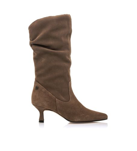 Bottes en cuir Indie marron (37), 3 à 5 cm, Fermeture éclair, Casuel - MTNG - Modalova