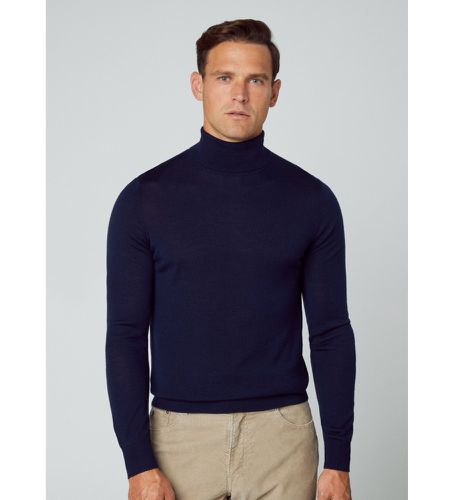 HM703034 Pull en soie mérinos (XL), Casuel, Laine, Manche longue - Hackett London - Modalova