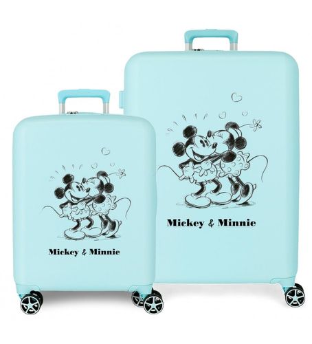 Ensemble de valises rigides Mickey & Minnie Kisses 55 - 70 cm (OSFA), Casuel, ABS/Polycarbonate, Big, Cabine - Disney - Modalova