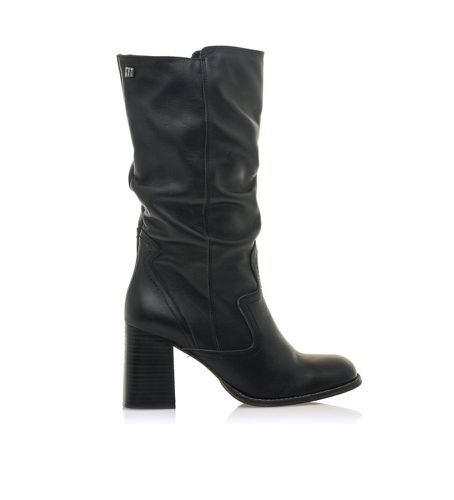 Bottes en cuir - Hauteur du talon 7cm (36), 5 à 8 cm, Fermeture éclair, Casuel - Mustang - Modalova