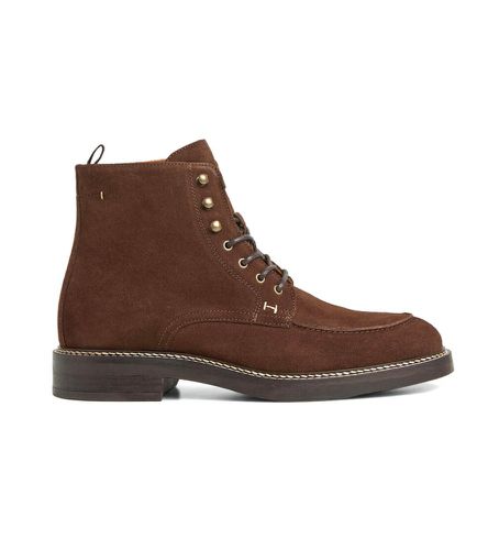 HMS21308 Bottines marron Egmont (40), Cuir, Plat, Lacets, Casuel - Hackett London - Modalova