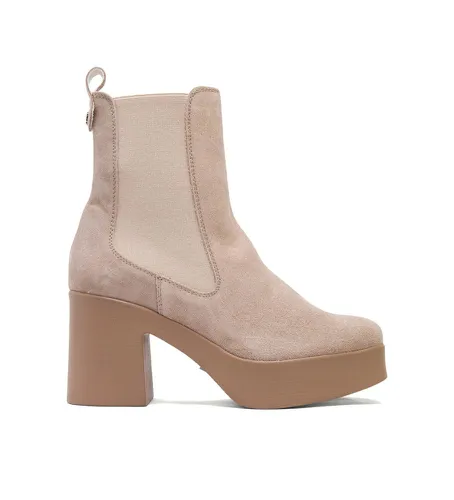 Bottines en cuir Lena - Hauteur du talon 8,5cm (36), 8 à 10 cm, Aucun, Casuel - Porronet - Modalova