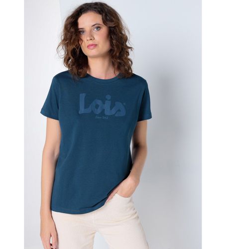 T-shirt à manches courtes imprimé bouffant (XS), Casuel, Coton, Manche courte - Lois Jeans - Modalova