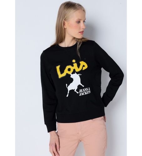 Sweatshirt 136238 (XS), Casuel, Coton, Manche longue, Marine - Lois Jeans - Modalova