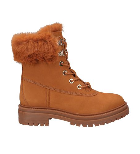 D26HRT 09ABH D Iridea bottines en cuir marron (40), 3 à 5 cm, Lacets, Casuel - GEOX - Modalova