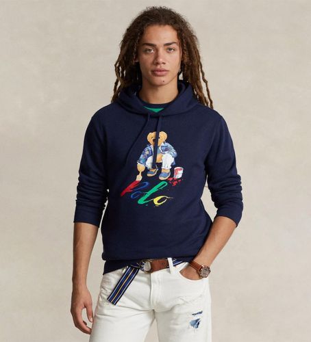 Sweatshirt graphique Bear (S), Casuel, Coton, Manche longue, Marine - Polo Ralph Lauren - Modalova