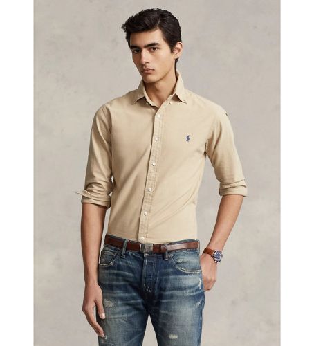 Chemise Oxford teintée sur mesure (S), Casuel, Classique, Manche longue - Polo Ralph Lauren - Modalova