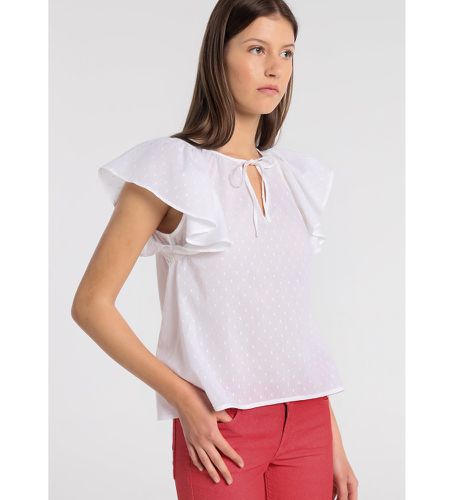 Blouse à volants Plumeti (XXL), Casuel, Coton, Manche courte - Lois Jeans - Modalova