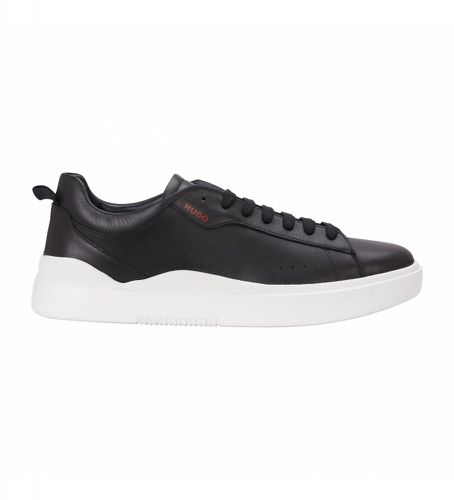 Blake Leather Sneakers (43), Cuir, Noir, Plat, Lacets, Casuel - HUGO - Modalova