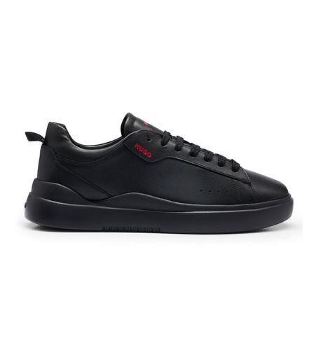 Blake Leather Sneakers (41), Cuir, Noir, Plat, Lacets, Casuel - HUGO - Modalova