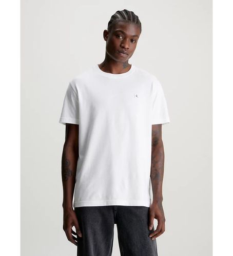 J30J325268 T-Shirt en coton avec écusson (L), Casuel, Manche courte - Calvin Klein Jeans - Modalova