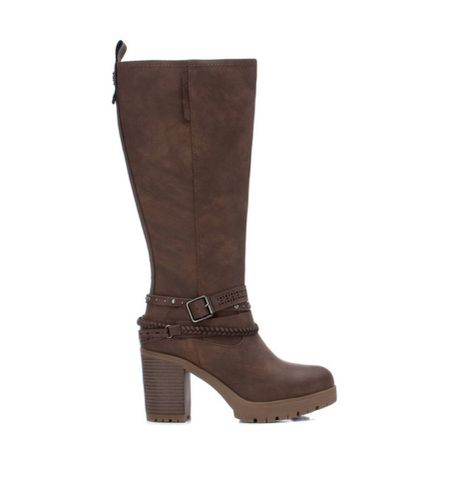 Bottes 171491 marron -Hauteur du talon 8cm (35), 8 à 10 cm, Fermeture éclair, Casuel - Refresh - Modalova