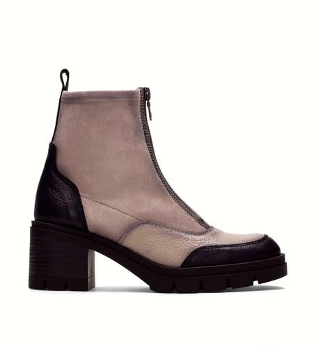 HI222372 Bottines en cuir Ingrid - Hauteur du talon 6cm (37), 5 à 8 cm, Fermeture éclair, Casuel - Hispanitas - Modalova