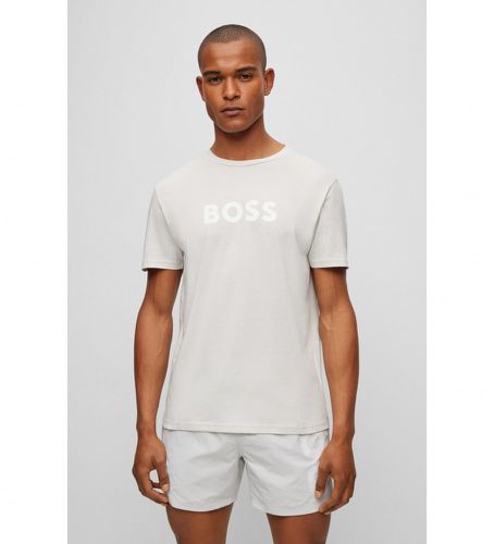 T-shirt avec logo (XXL), Casuel, Gris, Coton, Manche courte - BOSS - Modalova