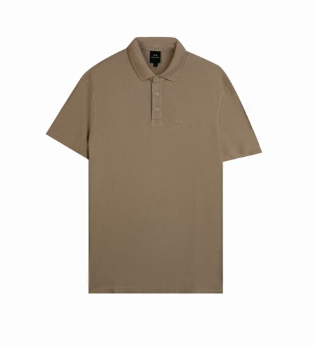 DZFABZJXUZ1794 Polo décontracté marron (S), Casuel, Coton, Manche courte - Armani Exchange - Modalova