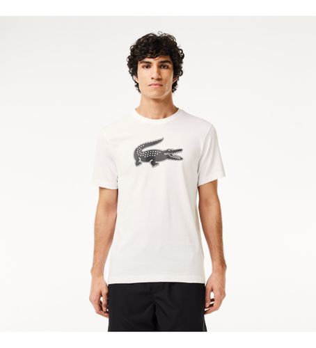 TH2042_AU8 T-shirt sport Crocodile 3D (L), Casuel, Coton, Multisport, Manche courte - Lacoste - Modalova