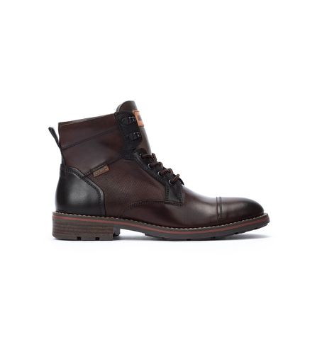 M2M-8156C1 Bottines en cuir York marron (41), Plat, Fermeture éclair, Casuel - Pikolinos - Modalova