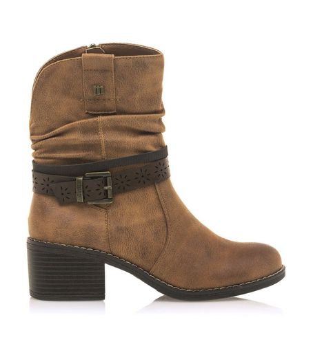 Bottines Persea H marron - Hauteur du talon 5,7cm (36), 5 à 8 cm, Fermeture éclair, Casuel - Mustang - Modalova