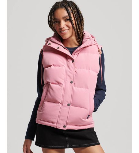 W5011529A Gilet ? capuche vintage Everest (XS), Casuel, Polyester, Sans manches / bretelles - Superdry - Modalova