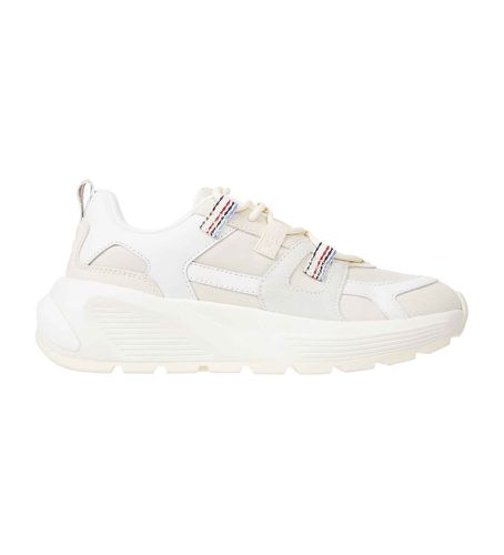 FW0FW07674 Fashion Chunky Runner Leather Sneakers (36), Cuir, Blanc, 1 à 3 cm, Lacets, Casuel - Tommy Hilfiger - Modalova