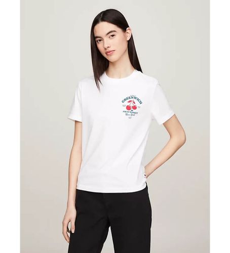 DW0DW17820 T-shirt graphique avec logo au dos en (S), Casuel, Coton, Manche courte - Tommy Jeans - Modalova