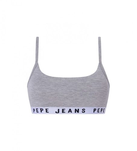 PLU10919 Bralette Sports Bra Logo (XS), Homewear, Gris, Modal - Pepe Jeans - Modalova